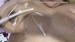 I massage my big tits with a very delicious cream