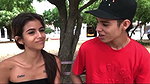 I’m in the park with my stepsister, and she asks me to take her home to her