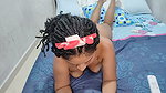 Latin girl gives you a deep blowjob, while looking at you
