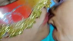 MILF (55, FAT, BIG TITS) VS TEEN (20, SKINNY, SMALL TITS) KISSING SUCK EACH OTHER’S TONGUES