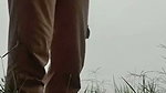 My boyfriend caught me doing sexy content outdoors