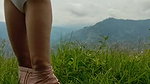 My boyfriend caught me doing sexy content outdoors