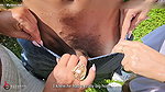 My busty boss and her big-bootied friend swallow my cock in an outdoor threesome – Brandon Cruz