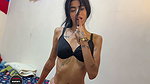 My stepbrother is masturbating in his room but seduces me to fuck me hard