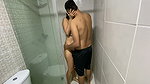 Sexy skinny girl gets fucked in the shower until she orgasms with a huge cock
