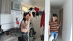 Stepfather Fucks My Pussy After Discovering That I Run Away From Home When He Works