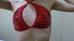 Stepsister triy on micro bikinis