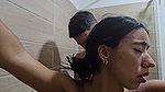 taking a shower with my stepsister’s friend