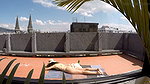 Taking a sunbath in a micro bikini dirty eyes