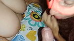 THIS GIRL LOVES SUCKLING BIG TITS, EVEN MORE IF THEY ARE VERY WET WITH CUM PARTS 1 AND 2