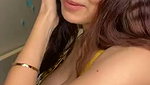 Anveshi Jain in Yellow Sare
