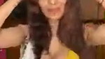 Anveshi Jain in Yellow Sare