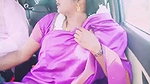 Telugu Aunty Boobs and pussy grope in runing car (2)