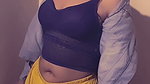desi lady sexy in nightwear with big deep navel (2) 2
