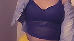 desi lady sexy in nightwear with big deep navel (2) 2