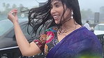 hyderbadi lady sexy navel in yellow saree (2) 2