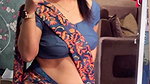 sexy desi lady hot navel and boobs in saree (2) 2
