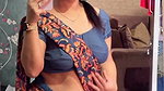 sexy desi lady hot navel and boobs in saree (2) 2