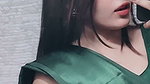 sexy desi lady open deep navel in green saree (2) 2