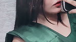 sexy desi lady open deep navel in green saree (2) 2