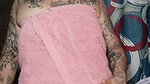 Esperanza Gómez in a towel