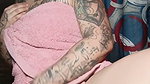 Esperanza Gómez in a towel
