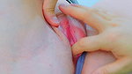 Her pussy lips were stuck together from being so innocent