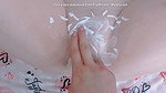 Her pussy turns completely white and creamy after a hard penetration