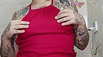 I arrived very and masturbated in the bathroom