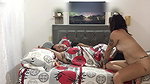 I fuck my husband and ask my girlfriend to ride her cock
