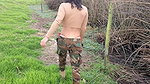 I get a girl in the forest, she gives me a blowjob and I fuck her ass