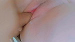 I manage to penetrate her and she squeezes my cock