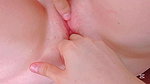 I managed to penetrate her with a finger while I masturbate her to dilate her