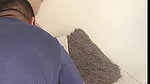 I massage my girlfriend and then she asks me to fuck her with dildo