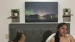 I masturbate my pussy passionately until I orgasm in front of my stepfather