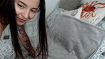 Innocent-faced webcam slut gets horny while fingering herself