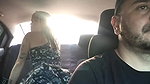 Latina girl encourages Uber driver to have sex on her way to work