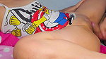 Look how my stepbrother touches himself with my pussy so wet