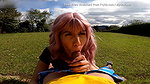 My Friend Gives Me a Great Deepthroat Blowjob Outdoors and I Cum in Her Mouth