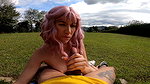 My Friend Gives Me a Great Deepthroat Blowjob Outdoors and I Cum in Her Mouth