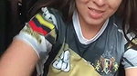 My friend picked me up in his car and took me to the stadium to watch the football final. On the way he asked me to take off my clothes