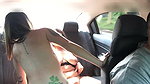 My friends fuck in my car, they make scissors