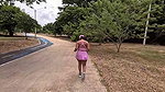 My horny neighbor invites me to exercise, and the cheeky girl shows me her tits