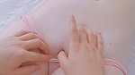 My stepdaughter’s pink panties, my pussy getting ripped open by my cock