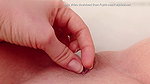 opening the folds of her pussy layer by layer until reaching her clitoris and urethra