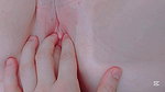 opening the suitbody seeing the pussy completely closed inside