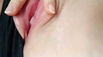pantie dripping fluids and freshly shaved pussy