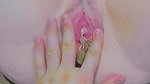 pussy with pink, thin lips inside