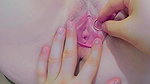 pussy with pink, thin lips inside