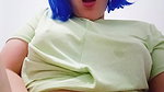 putting her pussy on the camera and watch how it gets wet releasing flow